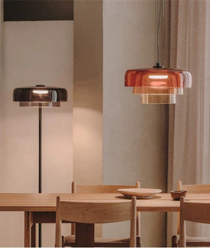 Lark 3 Shade Modern Glass Pendant Lamp