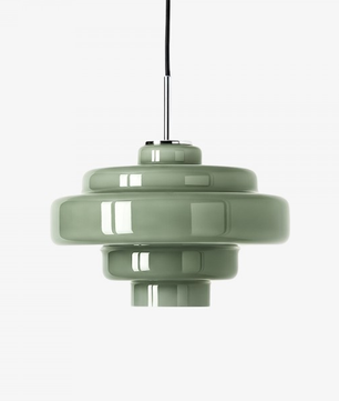 Tiered Glass Pendant Light