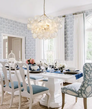 Cluster Glass Bubble Chandelier