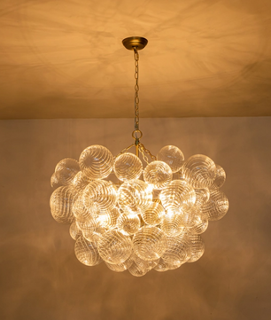 Cluster Glass Bubble Chandelier